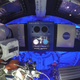 The current view inside Orion, featuring the Callisto tech demo. Also, check out the Snoopy plush doll, which is floating just to the bottom-right of center.